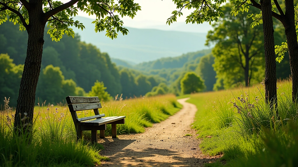 Rest point on trail